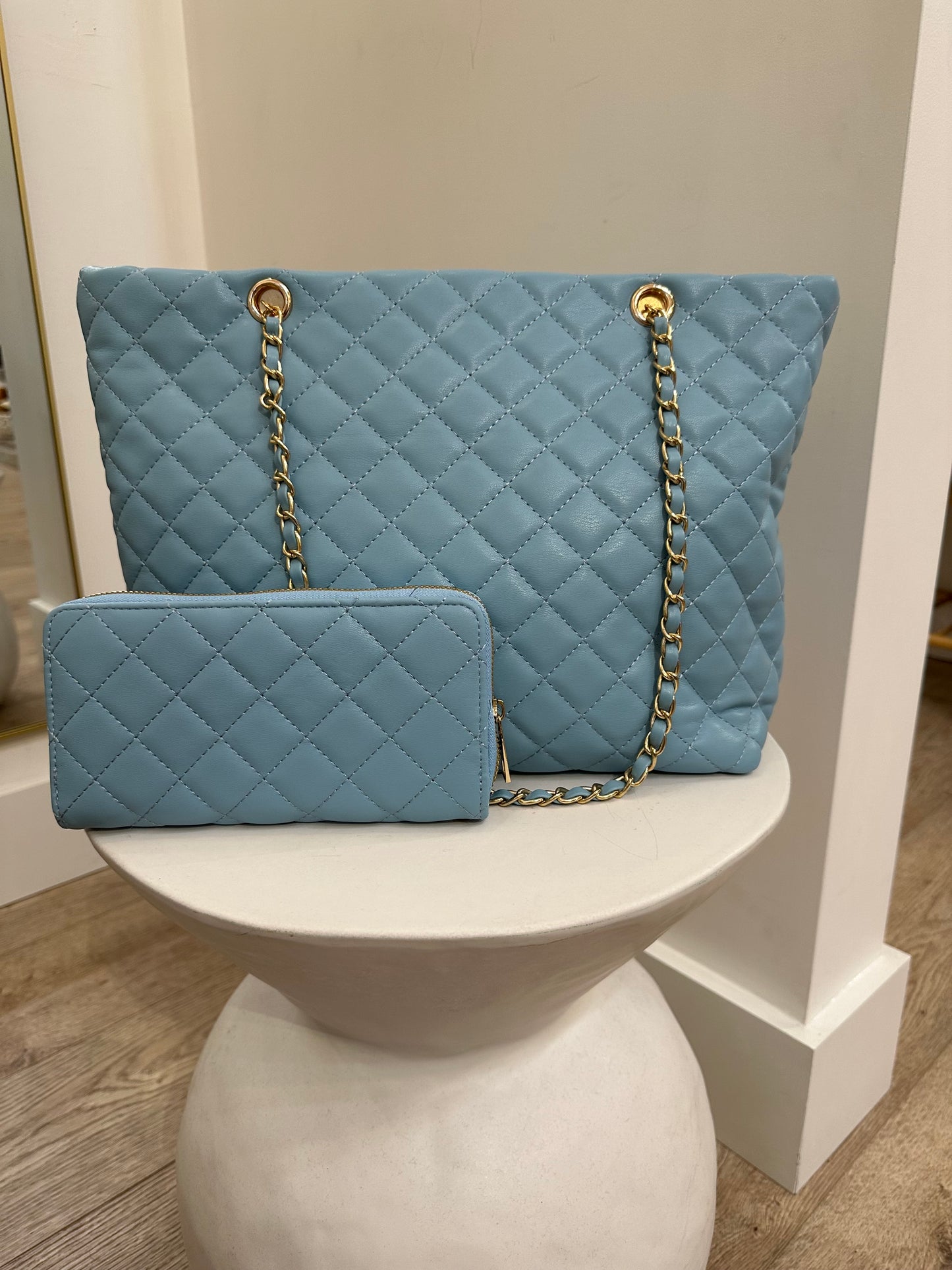 Chantelle Blue Purse/Wallet