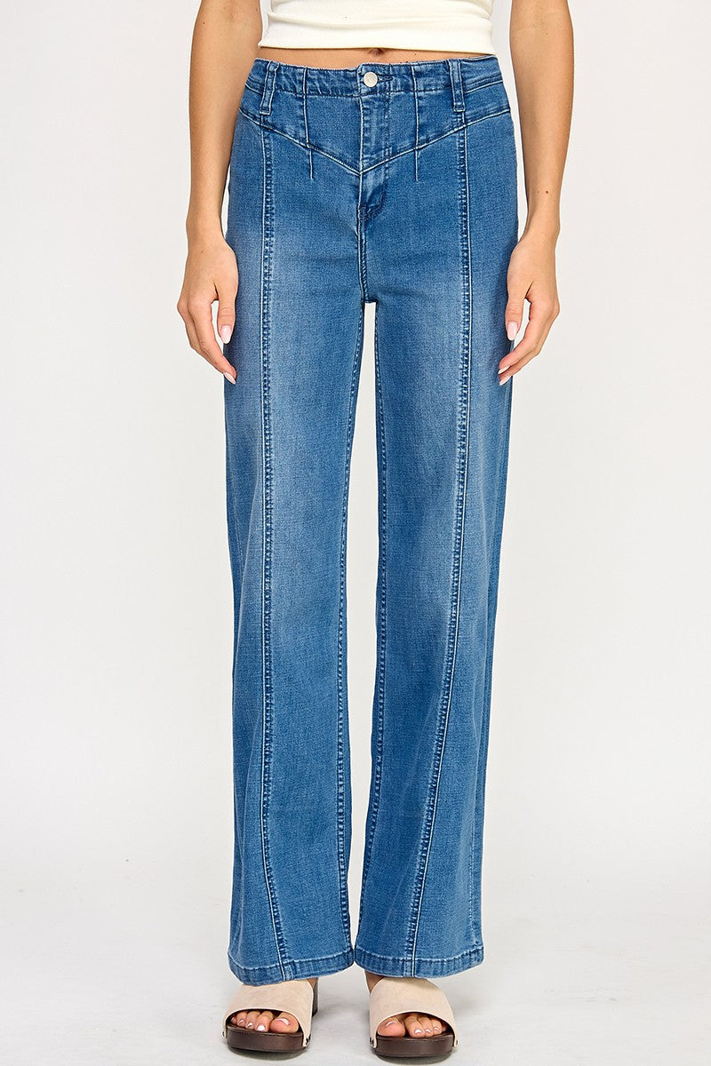 Hannah Straight Leg Denim Jeans – Free Bird