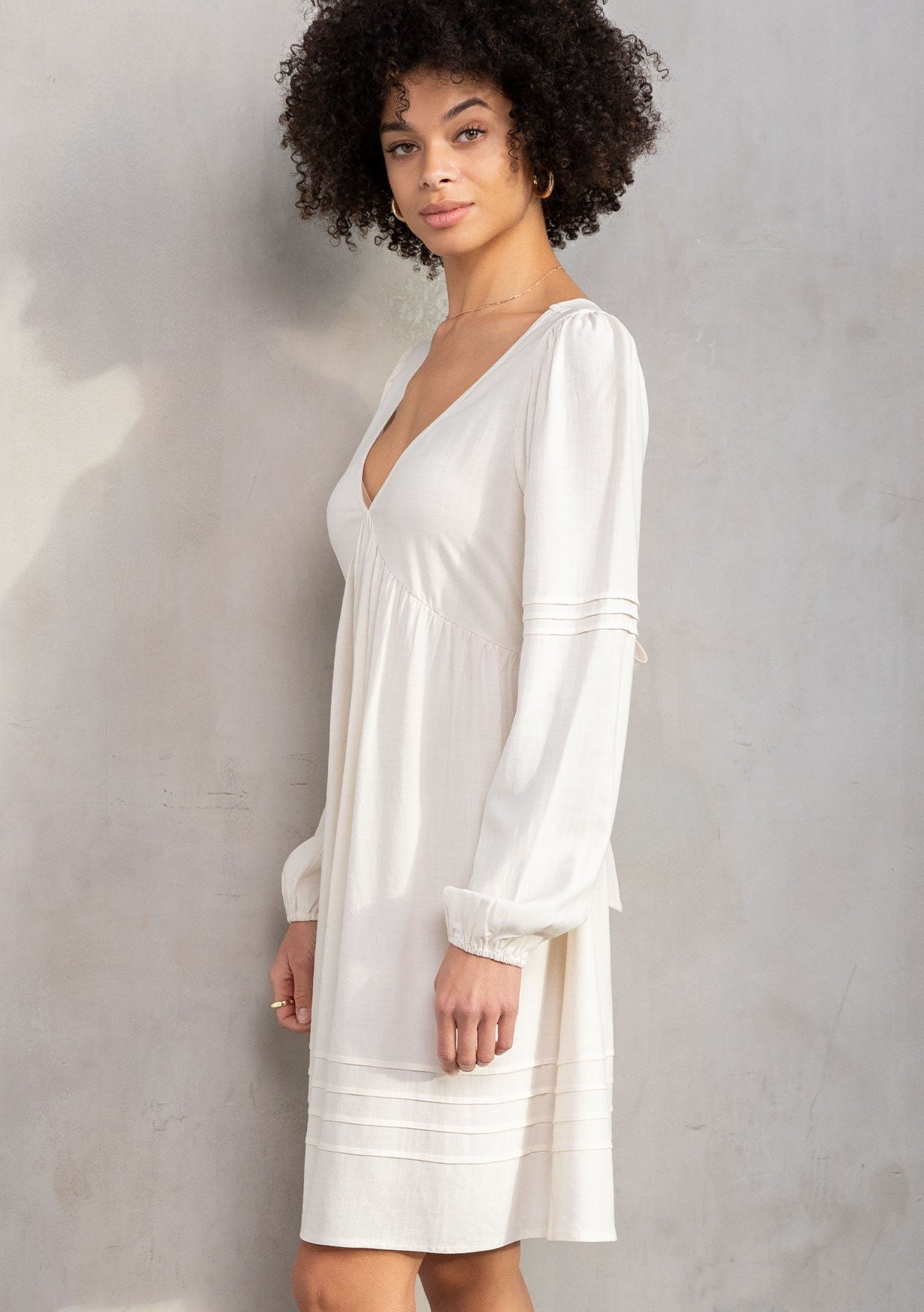 Kacey Ivory LS Dress