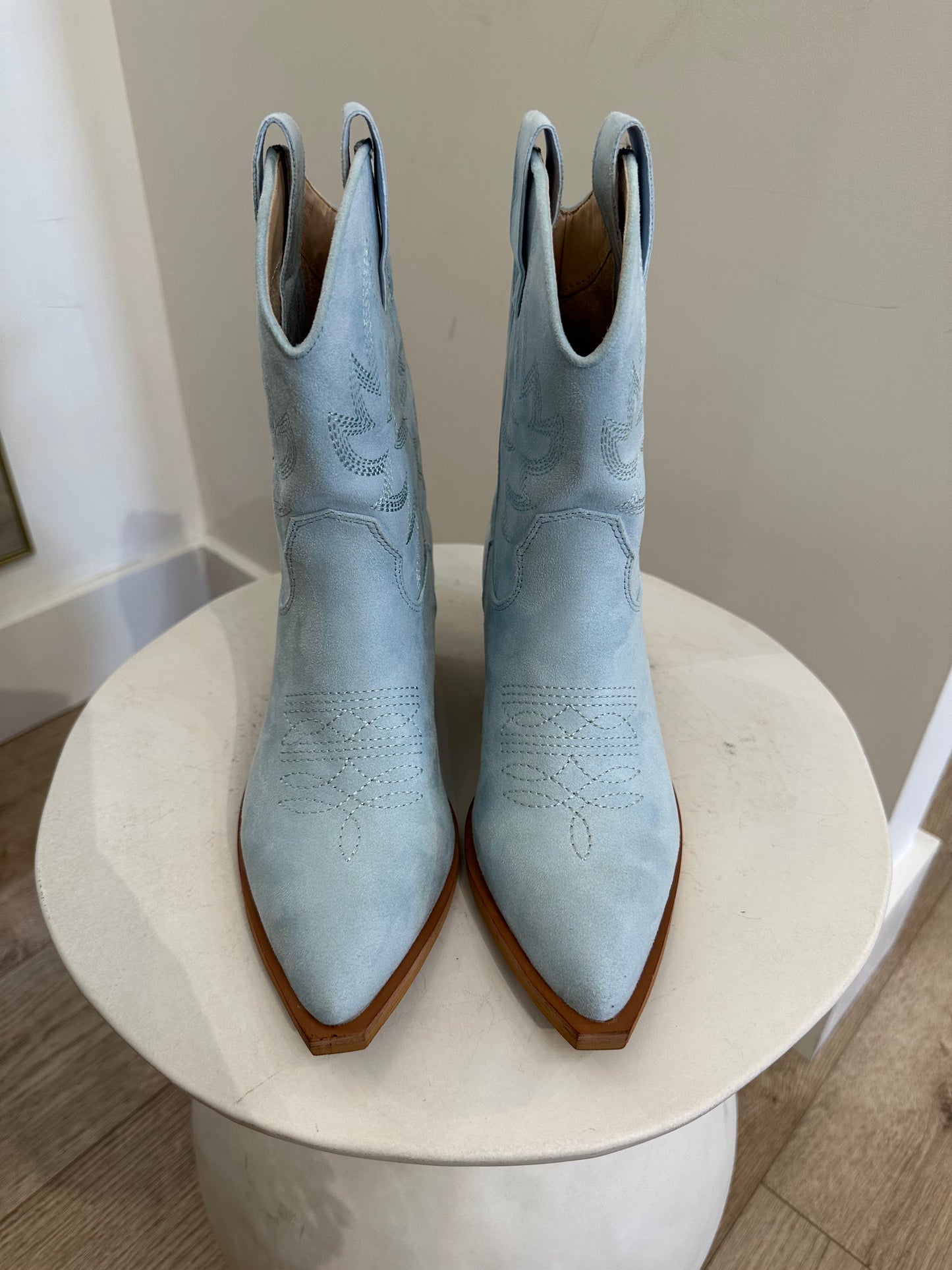 Adeline Suede Western Boot