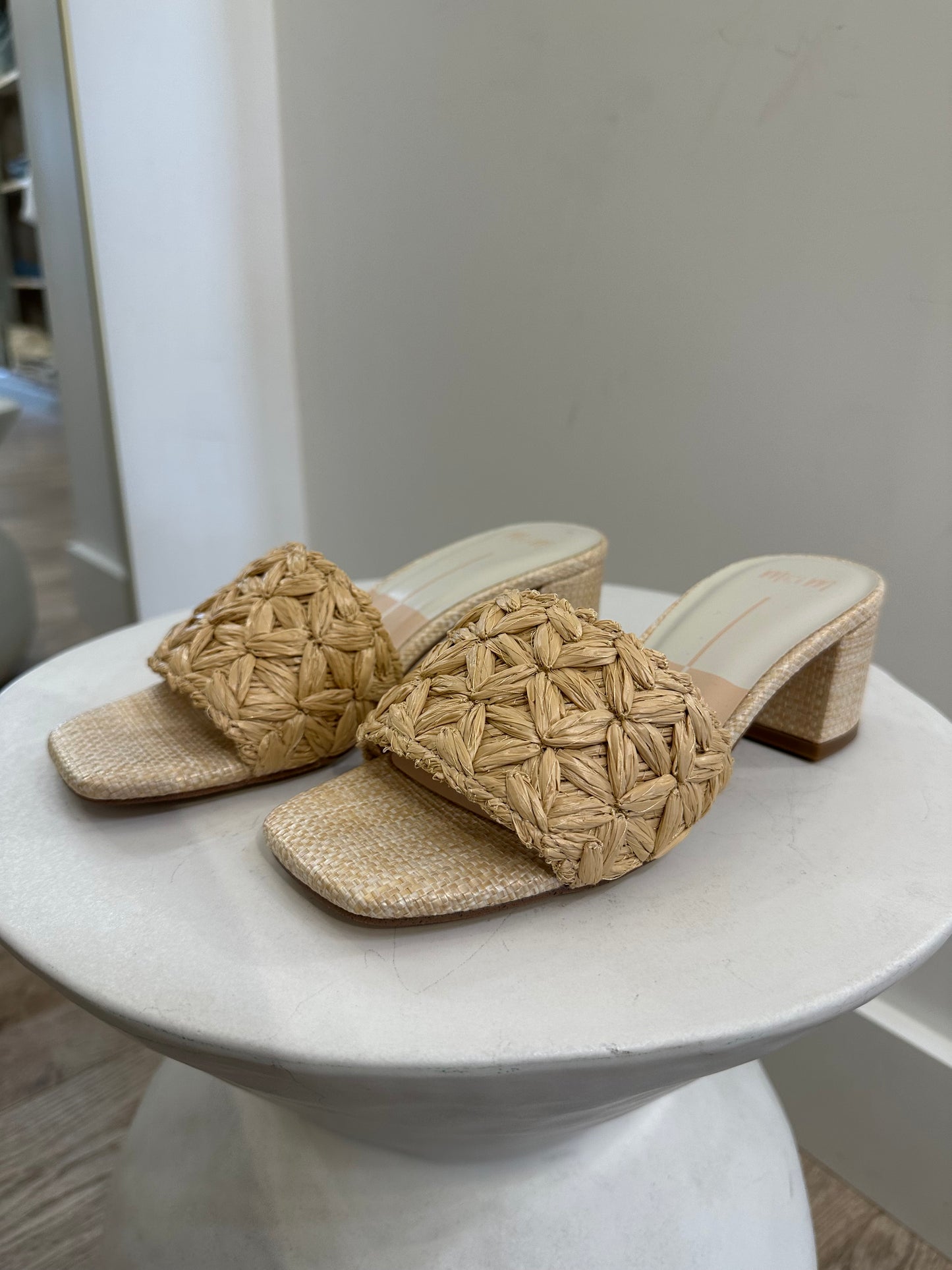 Ciara Natural Raffia Shoes
