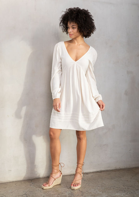 Kacey Ivory LS Dress