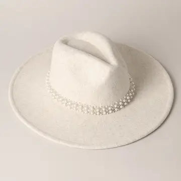 Vanessa Pearl Cowgirl Hat in Beige