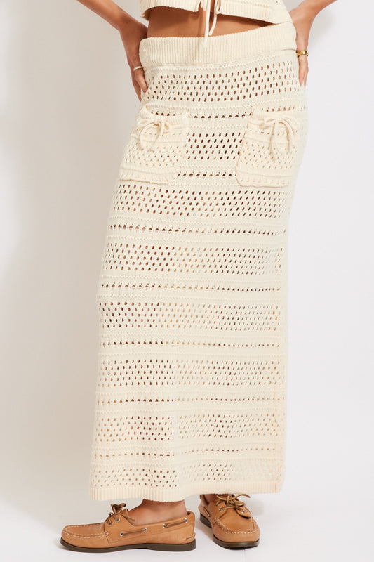 Illa Creme Brulee Knit Skirt