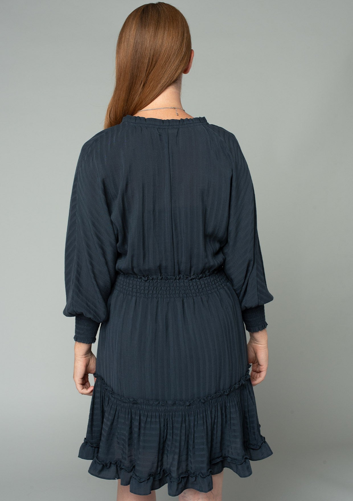 Gabriella Charcoal LS Dress