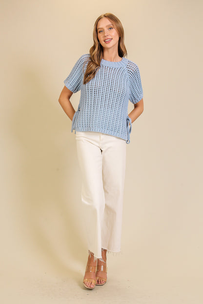 Sky Knit Weave Sweater