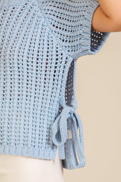 Sky Knit Weave Sweater