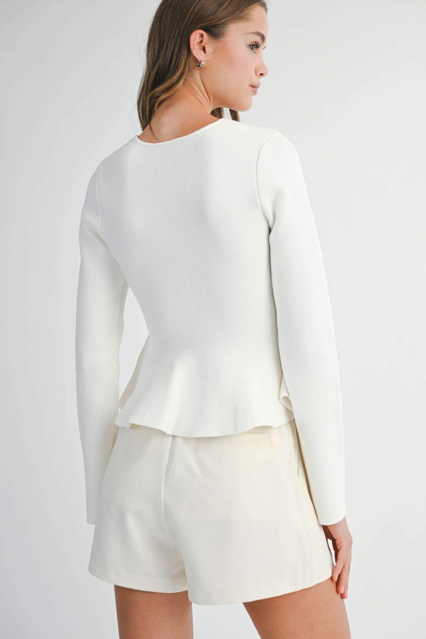 Melanie Rhinestone Bow Sweater