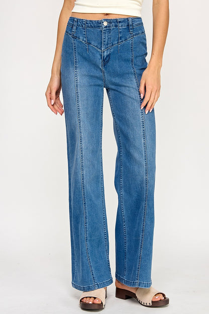 Hannah Straight Leg Denim Jeans