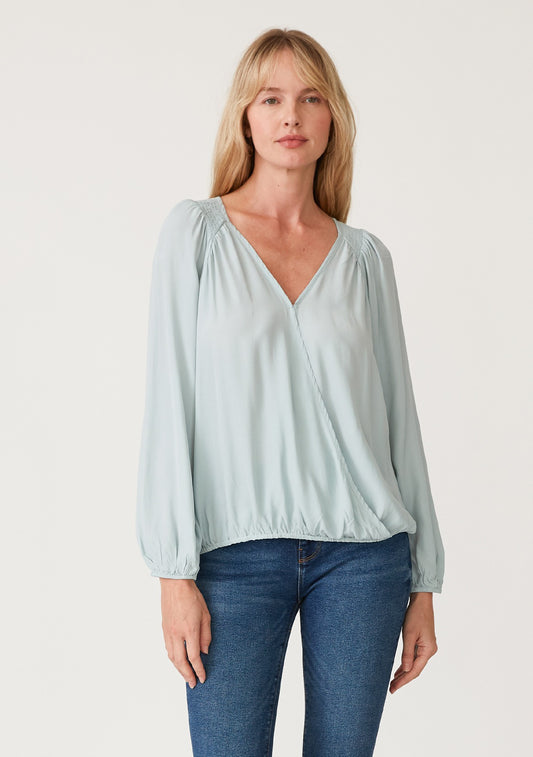 Ariel Seafoam LS Blouse