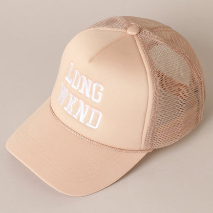 'Long Weekend' Trucker Hat