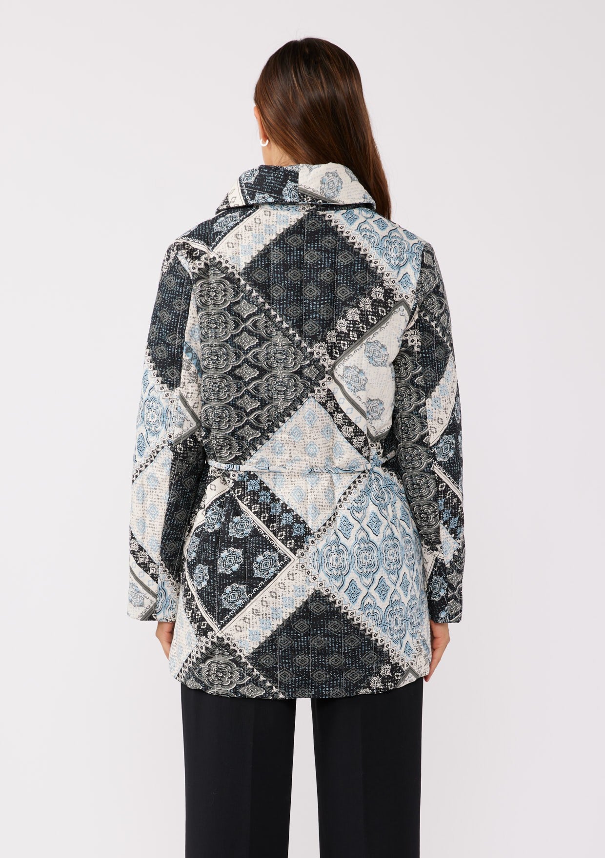 Hannah Quilted Patchwork LS Jacket