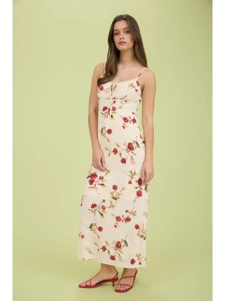 Emma Floral Midi Dress