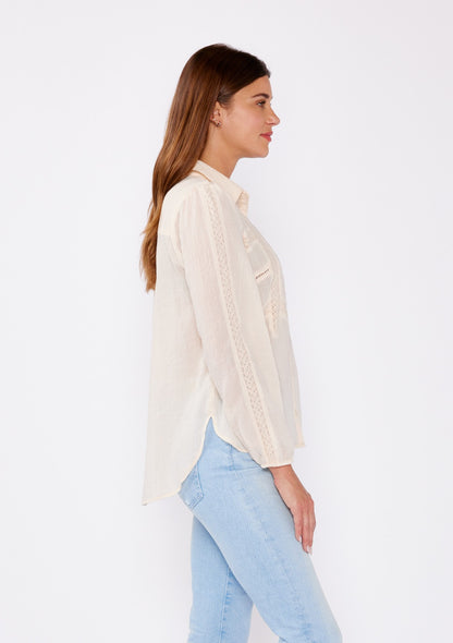 Hadley Peach LS Blouse