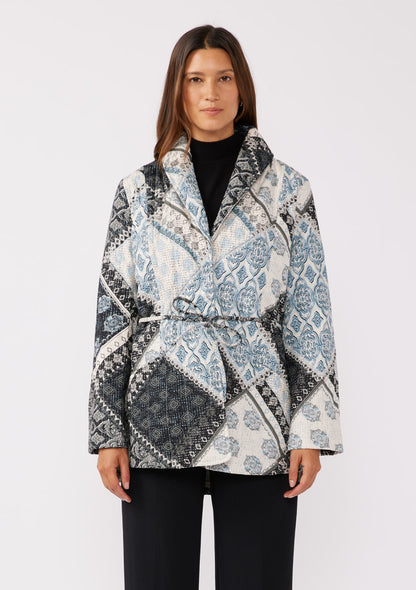 Hannah Quilted Patchwork LS Jacket