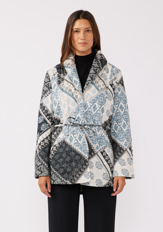 Hannah Quilted Patchwork LS Jacket