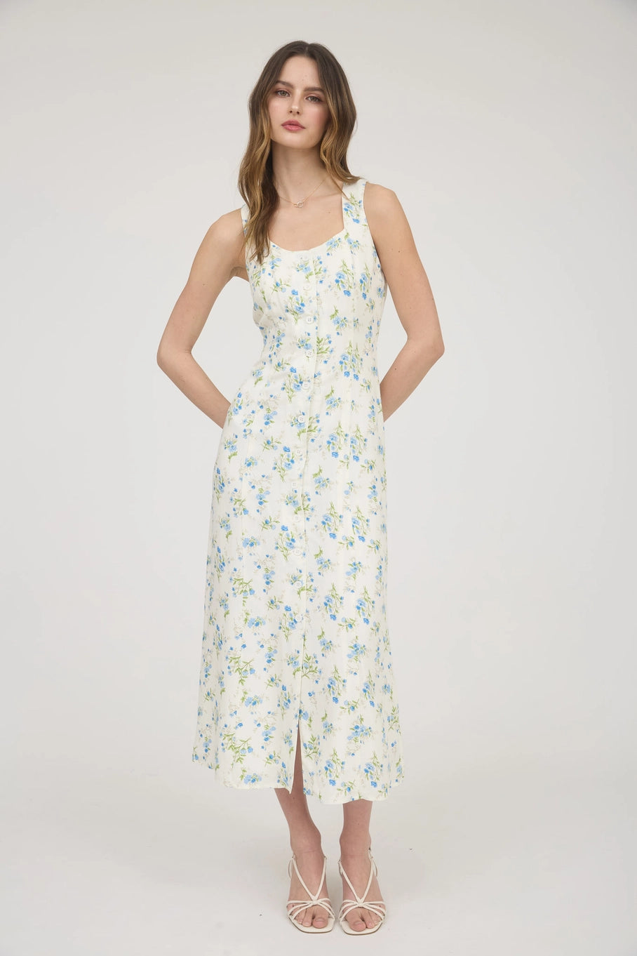 Layla Floral Midi Dress