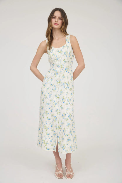 Layla Floral Midi Dress