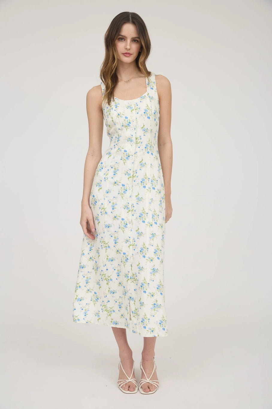 Layla Floral Midi Dress