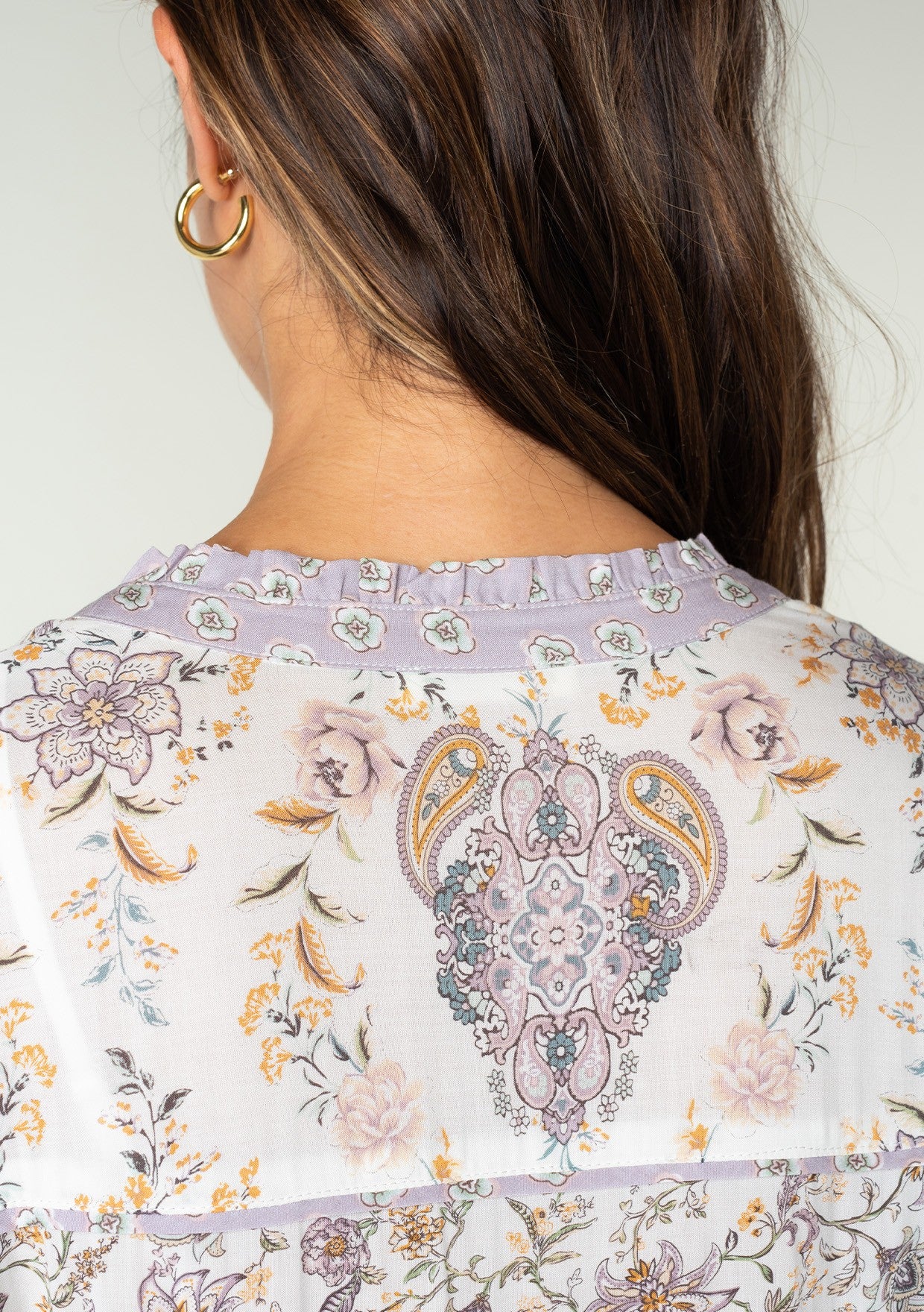 Bella Lilac Kimono LS Dress