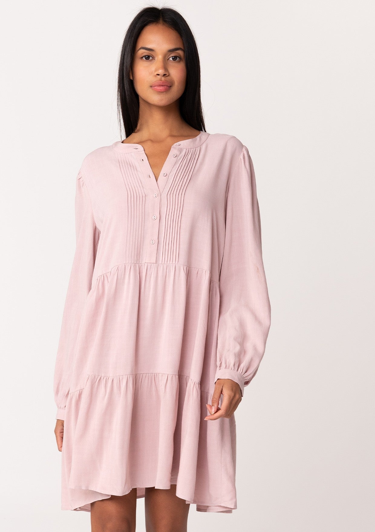 Sami Blush Midi LS Dress