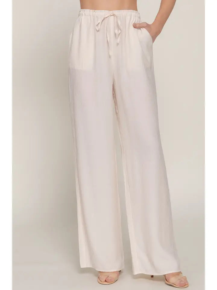 Florence Ivory Flowy Pants