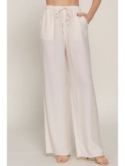 Florence Ivory Flowy Pants