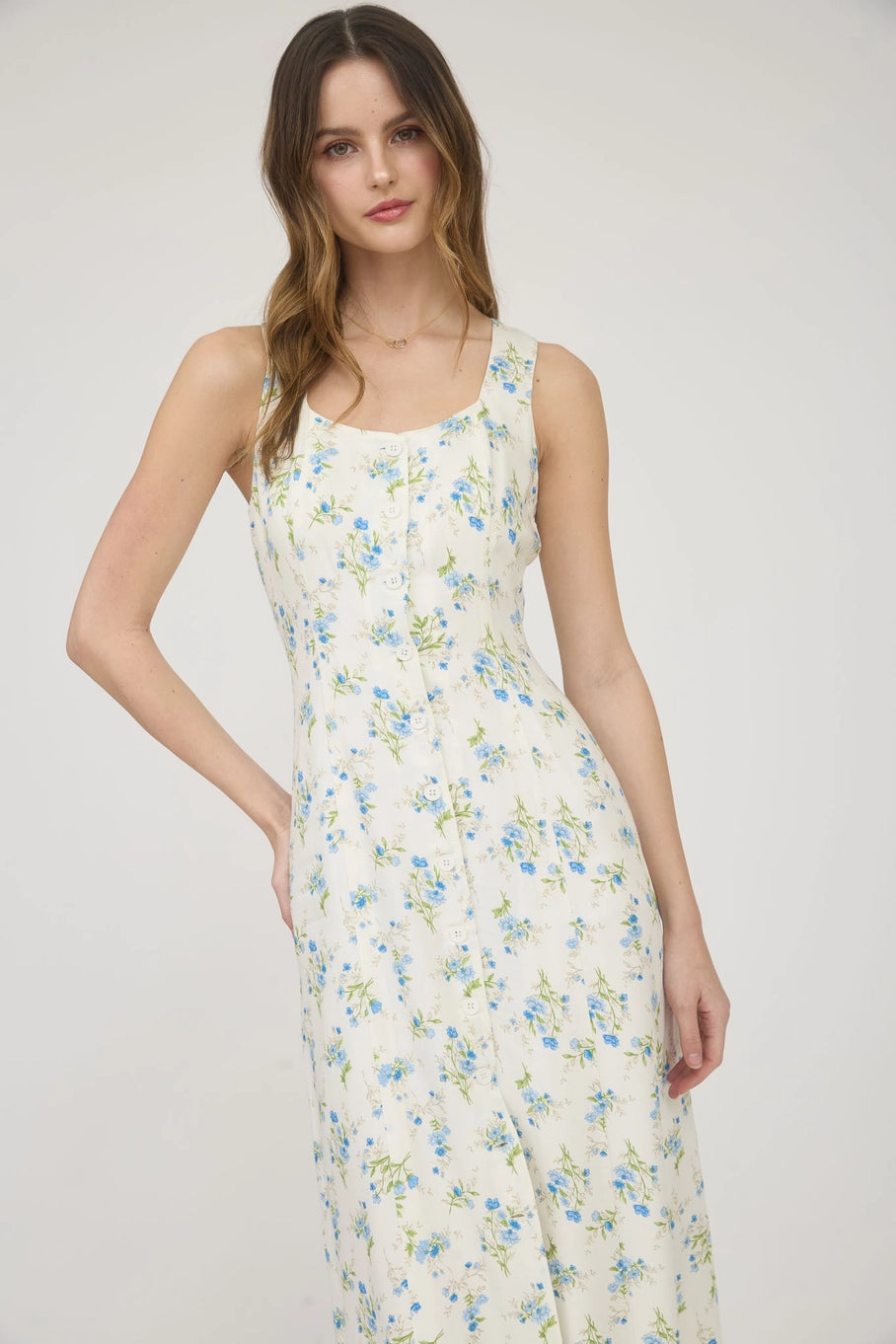 Layla Floral Midi Dress