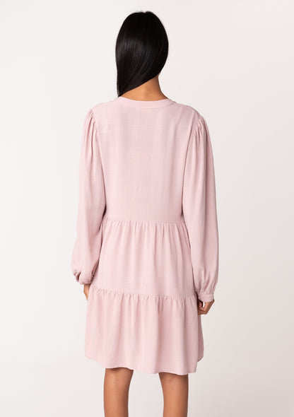 Sami Blush Midi LS Dress