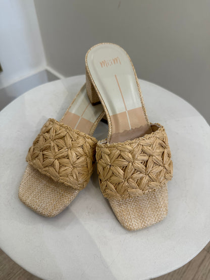 Ciara Natural Raffia Shoes