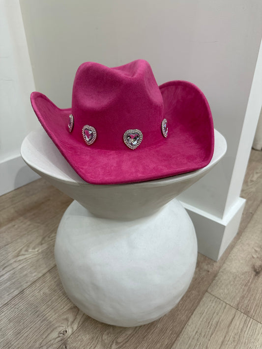 Lover Pink Suede Hat