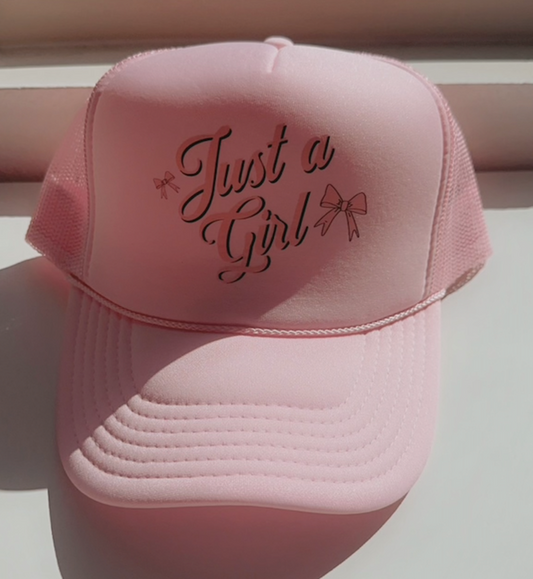 'Just a Girl' Trucker Hat