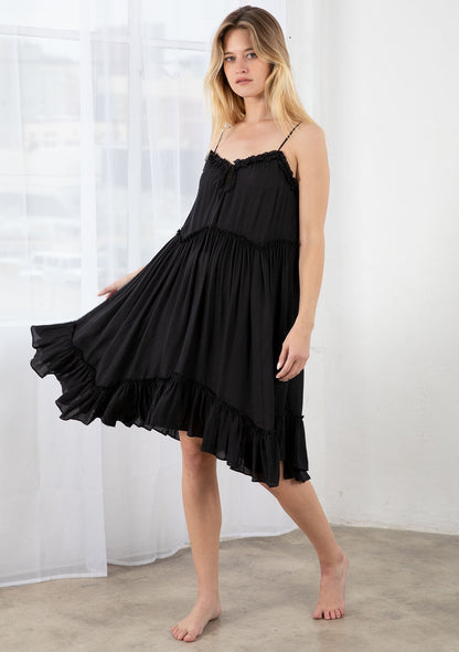 Rylie Black LS Dress