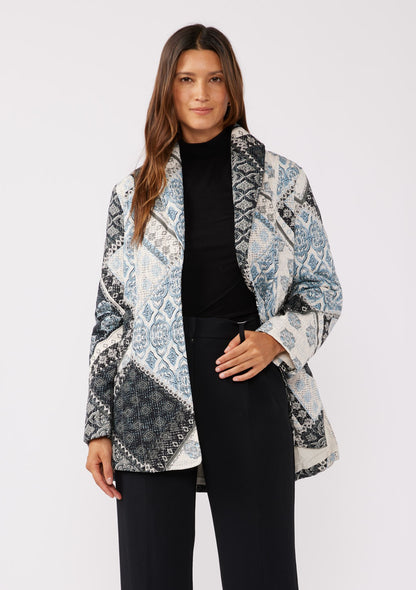 Hannah Quilted Patchwork LS Jacket