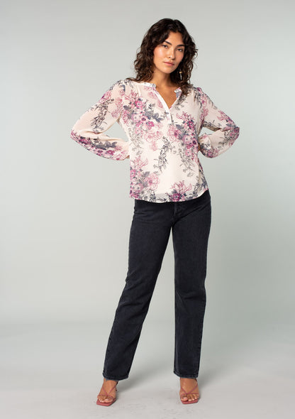Francis Floral LS Blouse