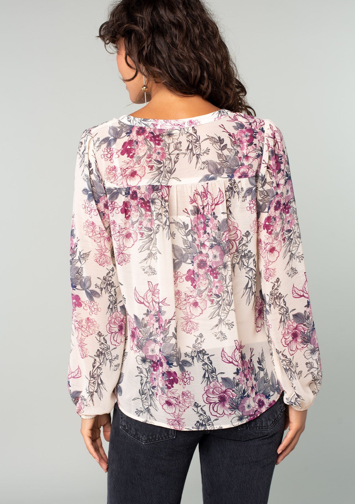 Francis Floral LS Blouse