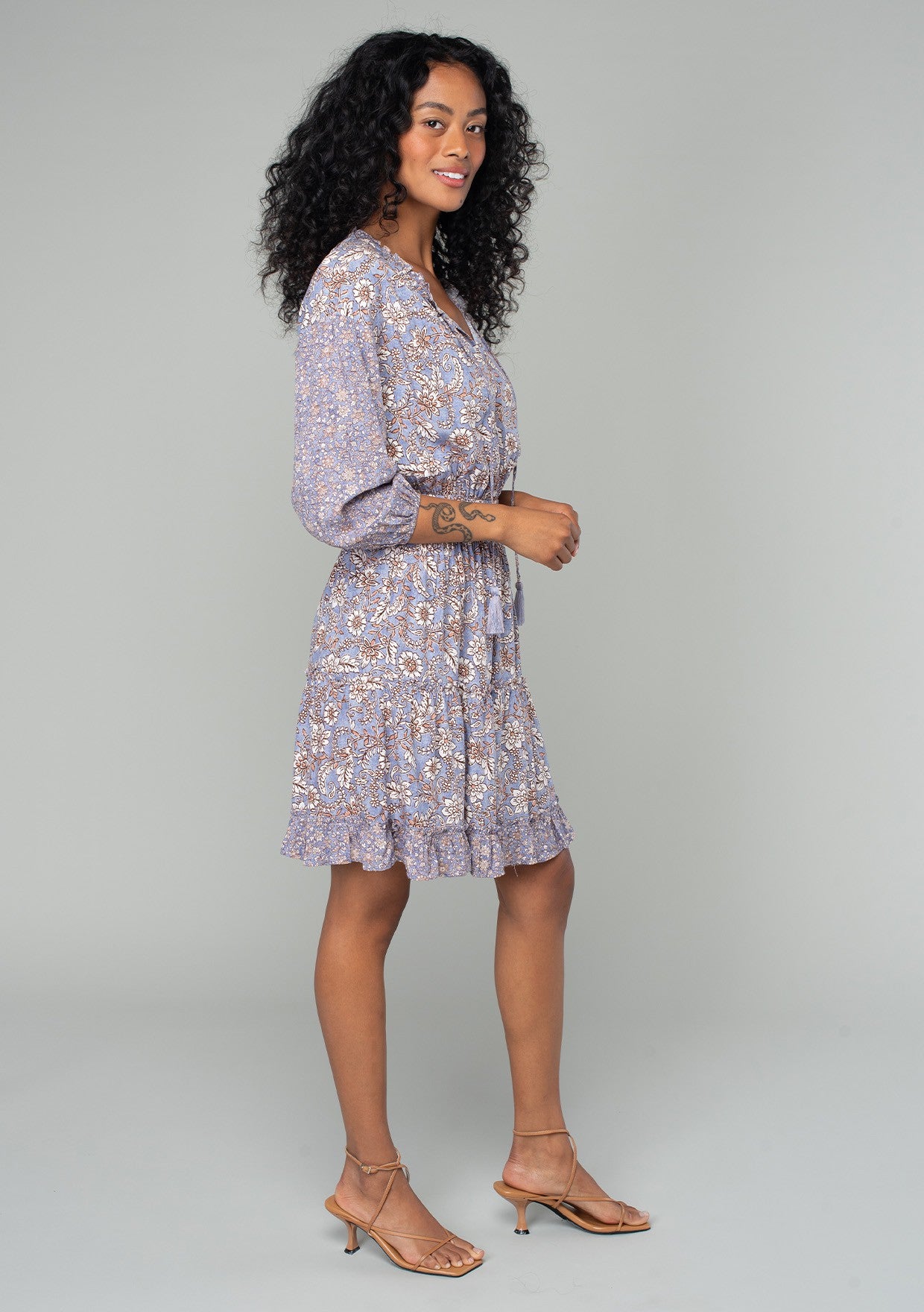 Vanessa Floral LS Dress