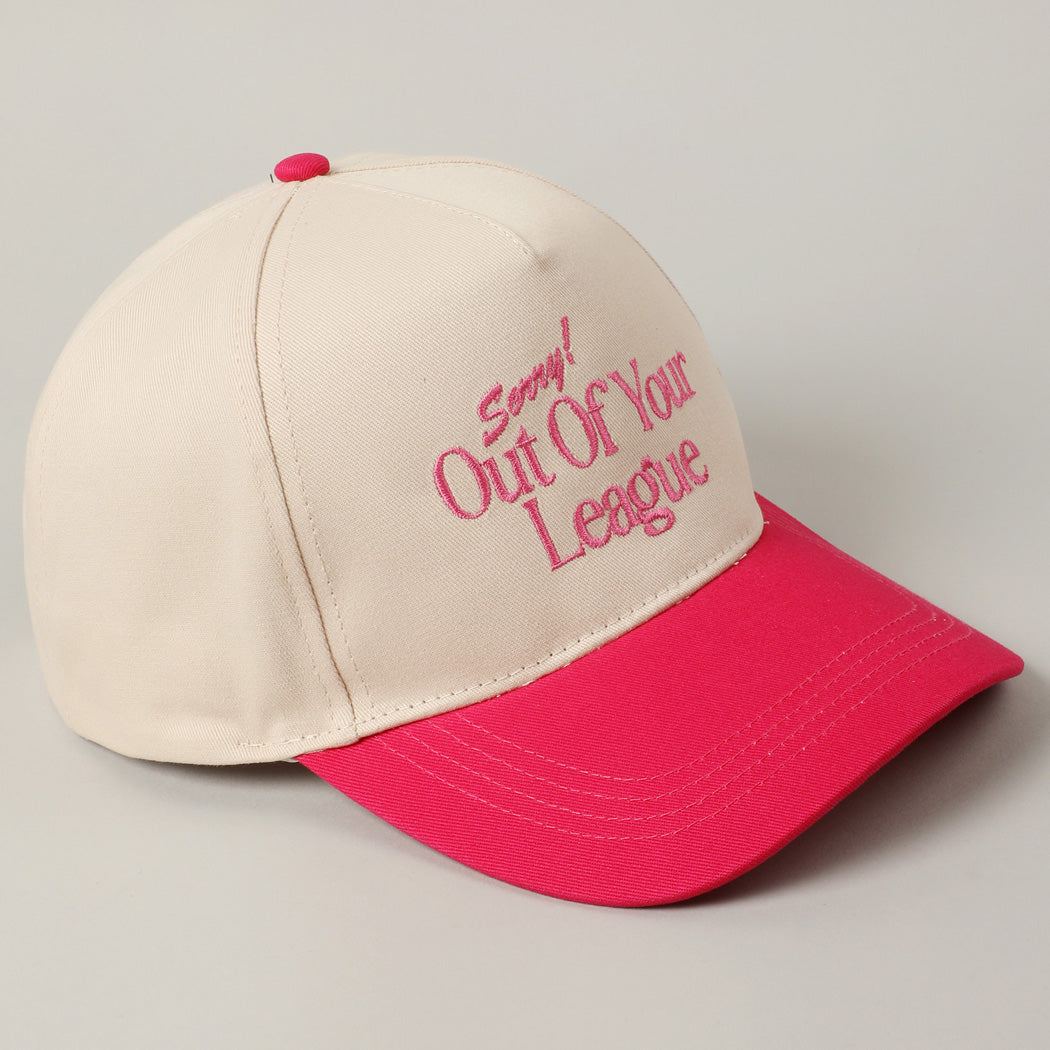 'Sorry! League' Fuchsia Trucker Hat
