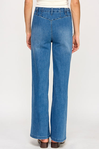 Hannah Straight Leg Denim Jeans