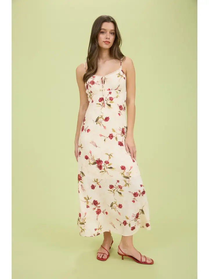 Emma Floral Midi Dress