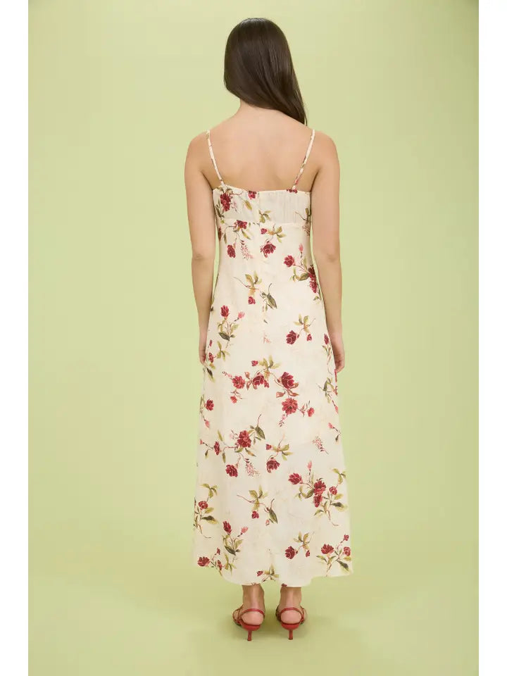 Emma Floral Midi Dress