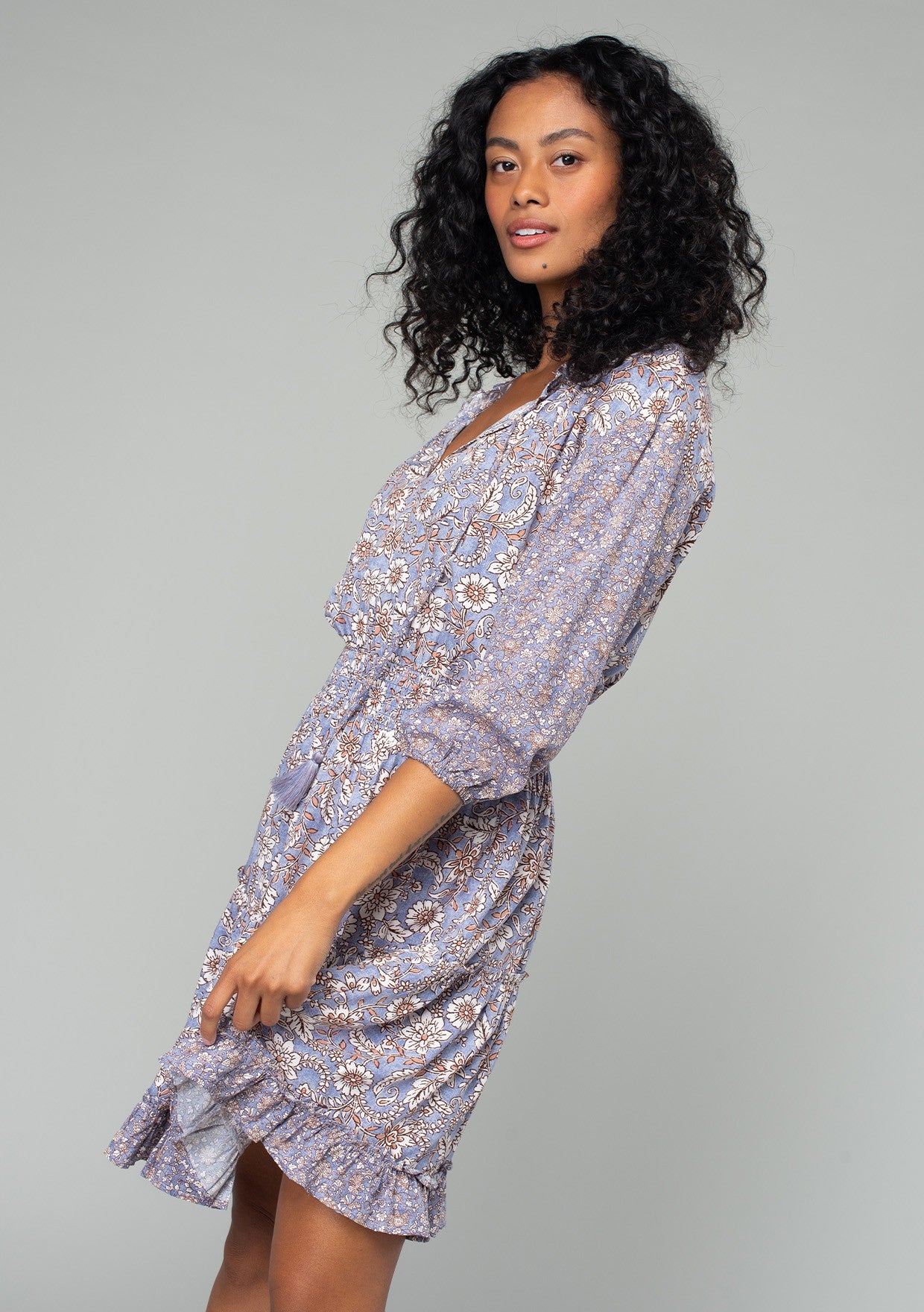 Vanessa Floral LS Dress
