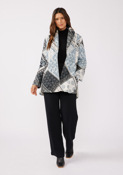 Hannah Quilted Patchwork LS Jacket